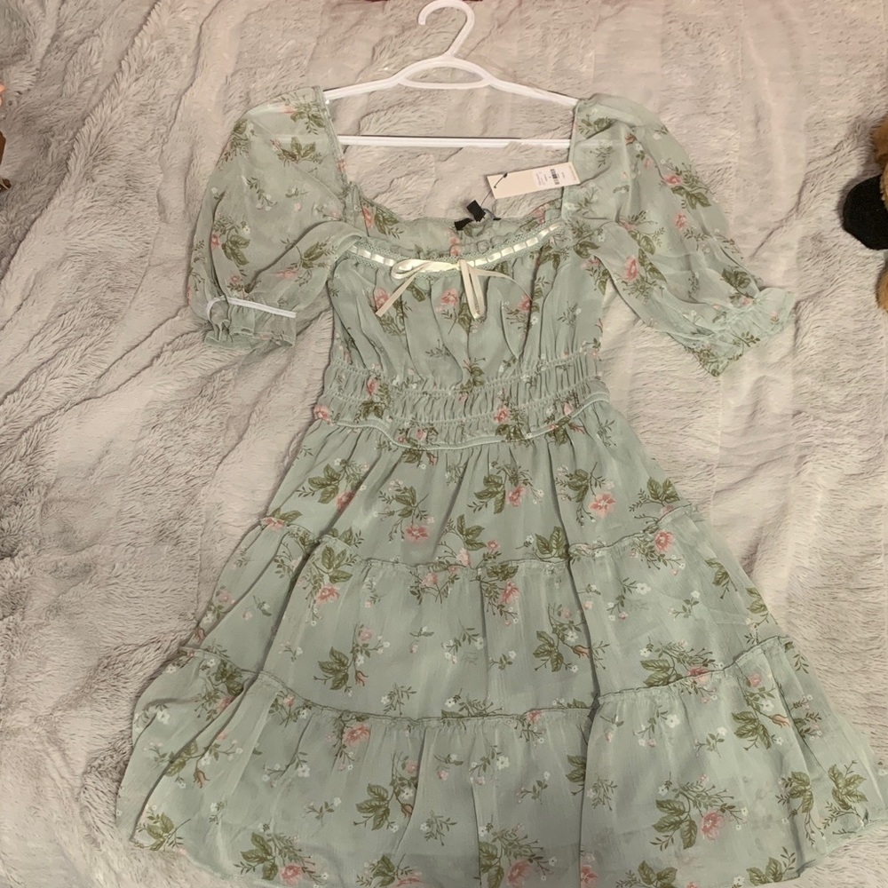 Francesca’s Sage Green Dress